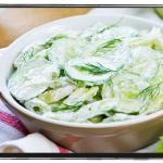 Creamy Cucumber and Dill Salad
