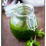 Jar of Oregano Pesto