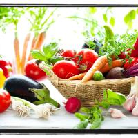 Image of Fresh Vegetables in a Basket