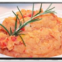 Roasted Red Pepper and Rosemary Whipped Potatoes
