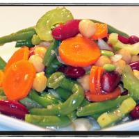 Three Bean Vegetable Salad