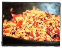 Black-Eyed Peas and Wild Rice