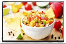 Grilled Peach Salsa