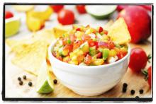 Grilled Peach Salsa