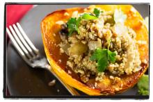 Quinoa Stuffed Winter Squash