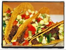 Black Bean Tacos with Corn Salsa