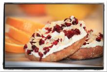 cranberry bliss english muffins