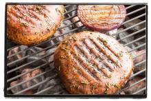 Grilled Portobello Mushrooms with Lemon and Rosemary